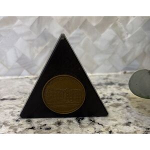 Chatsworth‎ bronze medallion paperweight minted by English craftsman